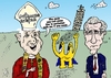 Cartoon: Three caricatures in Italy (small) by BinaryOptions tagged binary,option,options,optionsclick,trade,trader,trading,pope,benedict,caricature,euroman,cartoon,mario,monti,italian,italy,news,politics,political,politician,editorial,webcomic,comic