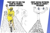 Cartoon: Wiggins and facebook caricatured (small) by BinaryOptions tagged binary,option,trader,options,trading,caricature,tour,france,wiggins,facebook,nasdaq,editorial,investor,cartoon,investment,comic,sports,cycling,social,network