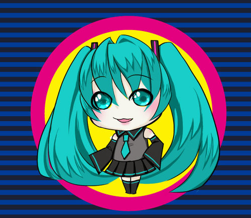 Cartoon: miku hathune (medium) by meyco tagged japan,miku,hathune,idol