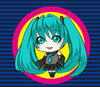 Cartoon: miku hathune (small) by meyco tagged japan,miku,hathune,idol