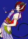 Cartoon: Satan (small) by meyco tagged satan,japanese,pipe