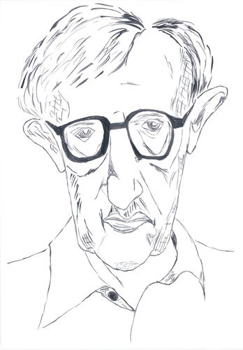 Cartoon: Woody Allen (medium) by heike gerber tagged film,berühmte,personen