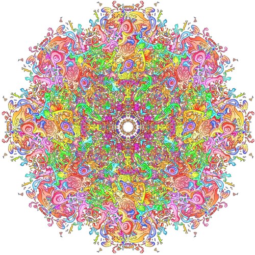 Cartoon: PsyKaleido (medium) by wambolt tagged design,muster,pattern,color