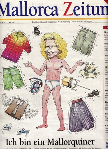 Cartoon: Wetten Das-Thomas Gottschalk (medium) by wambolt tagged front,page,newspaper,television,promis