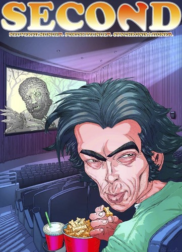 Cartoon: Wolfman Benicio del Toro (medium) by wambolt tagged caricature,film,cinema