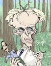 Cartoon: Klaus Kinski (small) by wambolt tagged film caricature genius crazy movies