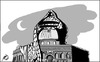 Cartoon: abu ammar Jerusalem (small) by ramzytaweel tagged mosque arafat rock