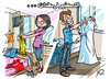 Cartoon: Preparing for Ramadan (small) by ramzytaweel tagged beauteful,ramadan,girls