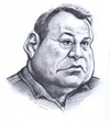 Cartoon: Steve Hansen (small) by Alleycatsgarden tagged rugby,new,zealand,all,blacks,dan,carter,mccaw