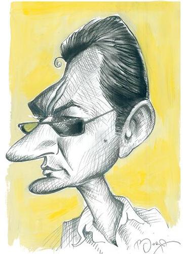 Cartoon: mehmet tevlim (medium) by MUSTAFA BORA tagged caricature