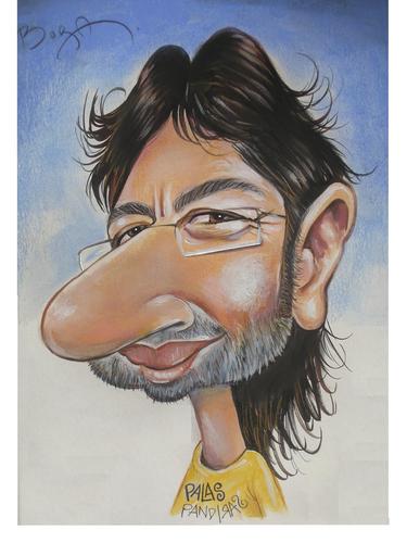 Cartoon: SADIK PALA (medium) by MUSTAFA BORA tagged caricature