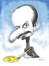 Cartoon: hicabi demirci (small) by MUSTAFA BORA tagged caricature