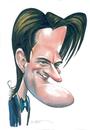 Cartoon: kyle maclachlan (small) by MUSTAFA BORA tagged caricature