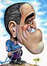 Cartoon: Sakip Sabanci (small) by MUSTAFA BORA tagged caricature