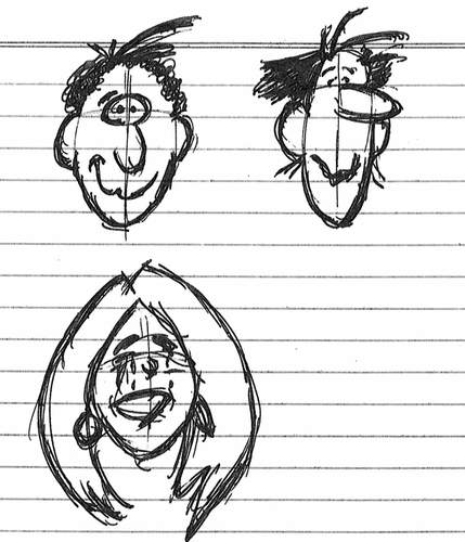 Cartoon: sketch_014 (medium) by Gurpreet Bhatia tagged sketch,draw,drawing,pencil,character,very,basics