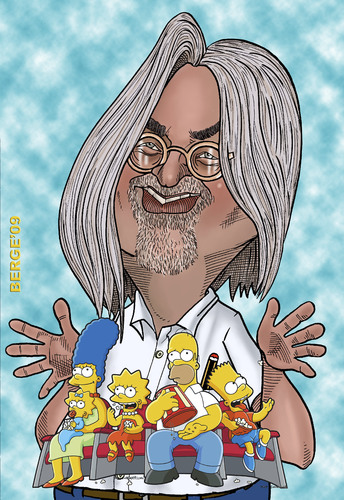 Cartoon: Matt Groening (medium) by Berge tagged caricature