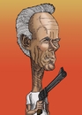 Cartoon: Clint Eastwood (small) by Berge tagged american,actor,director,caricature