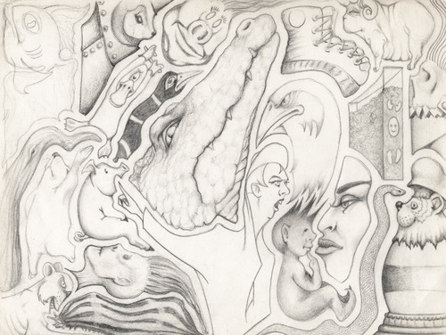 Cartoon: Puzzle (medium) by vokoban tagged pen,and,ink,doodle,drawing,scribble,pencil