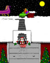 Cartoon: Santa Hoops (small) by Macawrena tagged mike,mason