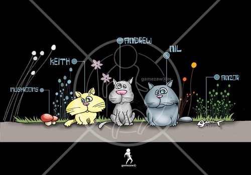 Cartoon: Domestic CATs (medium) by gamez tagged gmz