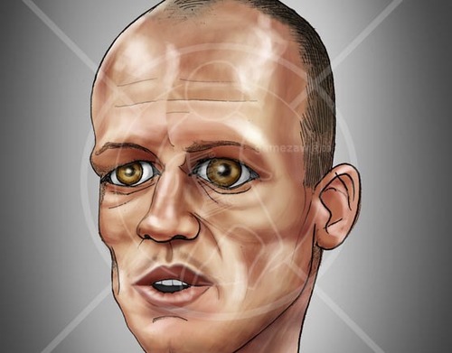 Cartoon: makinG Arjen II (medium) by gamez tagged arjen,robben,bayern,gamez,gmz,gomez