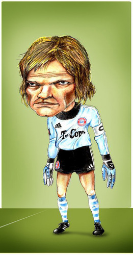 Cartoon: Oliver Kahn (medium) by gamez tagged fc,bayern,germany