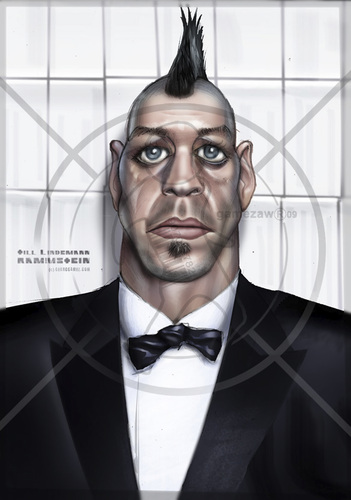 Cartoon: TiLLLindemann (medium) by gamez tagged gmz