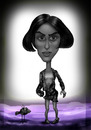 Cartoon: Annah (small) by gamez tagged girl titts bird purple cute face body