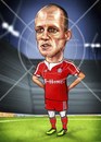 Cartoon: Arjen (small) by gamez tagged robben,arjen,riba,ribery,bayern,fc,gamez,gmz,gomez,homer,merab,barem,stadium,arcadium,rhcp,etc