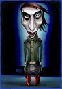 Cartoon: MariLyn Manson (small) by gamez tagged gmz