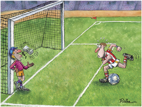 Cartoon: Football (medium) by Ridha Ridha tagged sport,cartoon,football,by,ridha