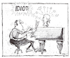Cartoon: A pianist -  Ridha H. Ridha (small) by Ridha Ridha tagged pianist,piano,wolfgang,amadeus,mozart,salzburg