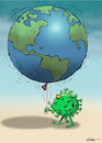 Cartoon: Corona and the world  - Ridha (small) by Ridha Ridha tagged corona,ridha