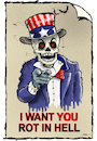 Cartoon: I WANT YOU - Ridha (small) by Ridha Ridha tagged war,uncle,sam,usa