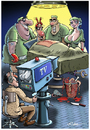 Cartoon: Live OP (small) by Ridha Ridha tagged live op critical cartoon medicine tv media by ridha