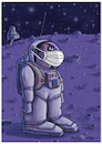 Cartoon: No Comment- Ridha H. Ridha (small) by Ridha Ridha tagged cartoon,fear,coronavirus,protection,astronaut,moon,virus