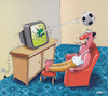 Cartoon: Outside ball - cartoon by Ridha (small) by Ridha Ridha tagged sport,cartoon,outside,ball,ridha