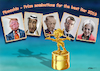 Cartoon: Pinocchio Prize 2019 (small) by Ridha Ridha tagged pinocchio,prize,2019,cartoon,ridha,donald,trump,france,turkey,recep,tayyip,erdogan,king,of,saudi,arabia,salman,emmanuel,macron,theresa,may,united,kingdom