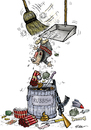 Cartoon: Rubbish (small) by Ridha Ridha tagged rubbish,critical,cartoon,against,terrorism,isis,by,ridha
