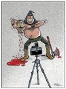 Cartoon: Say Cheese (small) by Ridha Ridha tagged say,cheese,black,humor,cartoon,by,ridha