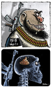 Cartoon: X-Ray (small) by Ridha Ridha tagged ray,cartoon,by,ridha,critical,against,the,ugly,face,of,terrorism,isis,al,qaeda