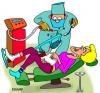 Cartoon: dentist and figure skating (small) by kranev tagged cartoons,for,news,figure,skating,teeth,skates