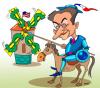 Cartoon: French President Nicolas Sarkozy (small) by kranev tagged french,president,nicolas,sarkozy,cartoon,caricatura,political