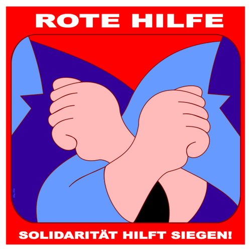 Cartoon: Rote Hilfe (medium) by symbolfuzzy tagged hilfe,rote,sozialismus,kommunismus,logos,logo,symbole,symbolfuzzy