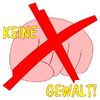 Cartoon: Keine Gewalt - Verbot - Faust (small) by symbolfuzzy tagged symbolfuzzy,symbole,logo,logos,internationaler,widerstand,faust,gewalt,verbot