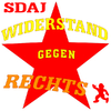 Cartoon: SDAJ - Widerstand (small) by symbolfuzzy tagged symbolfuzzy,symbole,logo,logos,kommunismus,sozialismus,internationaler,arbeiterklasse,kommunistischer,roter,stern,widerstand,rechts,sdaj