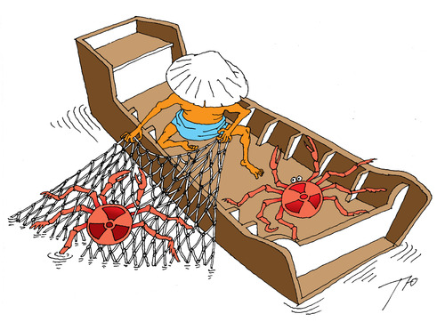 Cartoon: Crabber (medium) by tunin-s tagged crabber