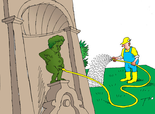 Cartoon: Manneken Pis (medium) by tunin-s tagged manneken,pis