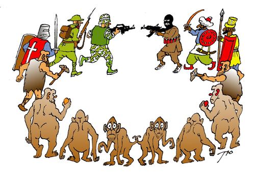 Cartoon: New look on Evolution (medium) by tunin-s tagged updated,evolution