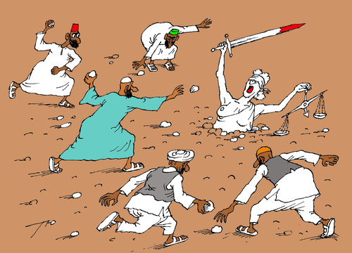 Cartoon: Shariah (medium) by tunin-s tagged shariah